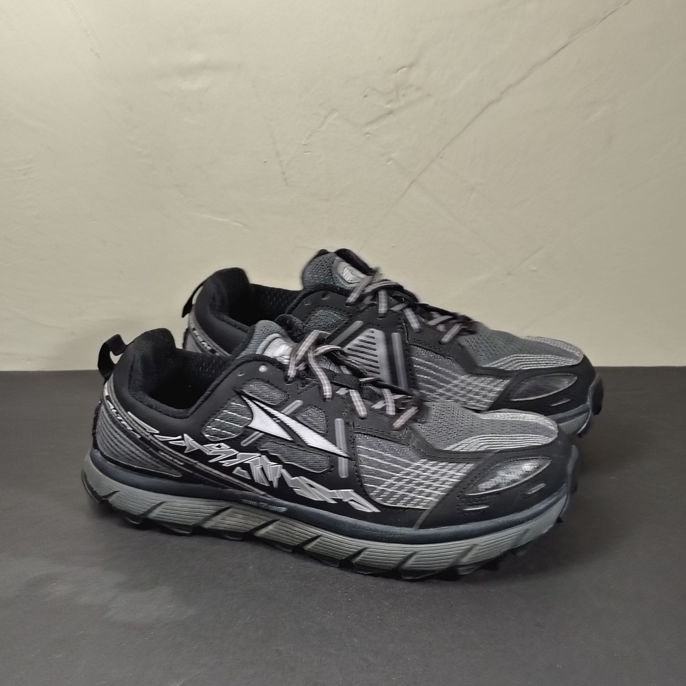 Altra Lone Peak 3.5 Women 9.5 Black Grey Trail Running Shoes AFW1755F-4 Shoes